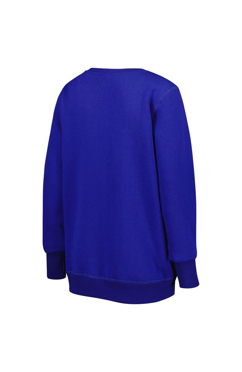 CUCE Women's Cuce Royal Los Angeles Rams Deep V-Neck Pullover Sweatshirt, Alternate, color,