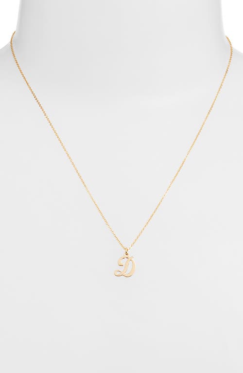 Set & Stones Gianna Initial Pendant Necklace In Gold/d
