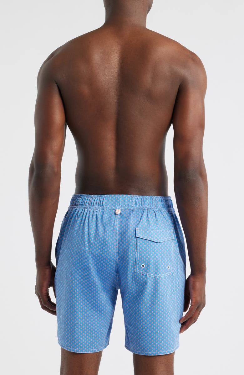 johnnie-O Madeira Swim Trunks, Alternate, color, Bluejay