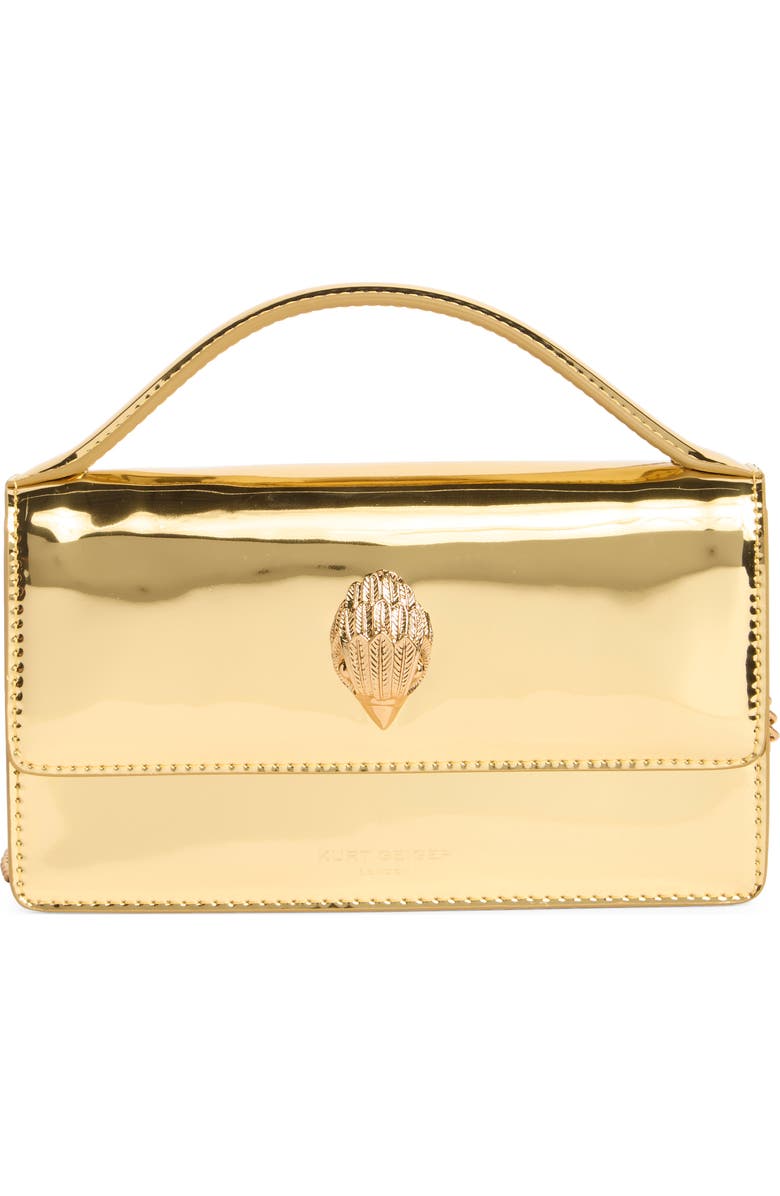 Kurt Geiger London Small Bond Top Handle Bag, Main, color, Gold