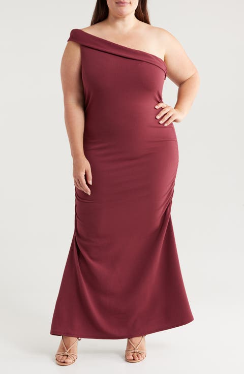 One-Shoulder Maxi Dress