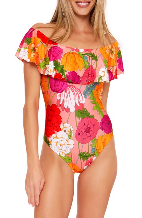 Sunny Bandeau One-Piece Swimsuit