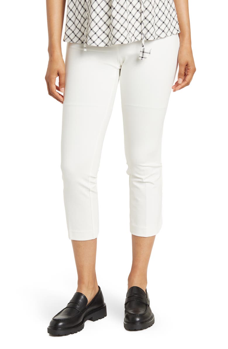 Amanda & Chelsea Chelsea Stretch Ankle Pants, Main, color, White