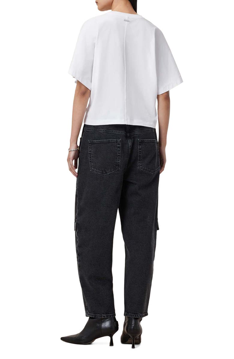 AllSaints Daisy Mae Wide Leg Cargo Jeans, Alternate, color, 