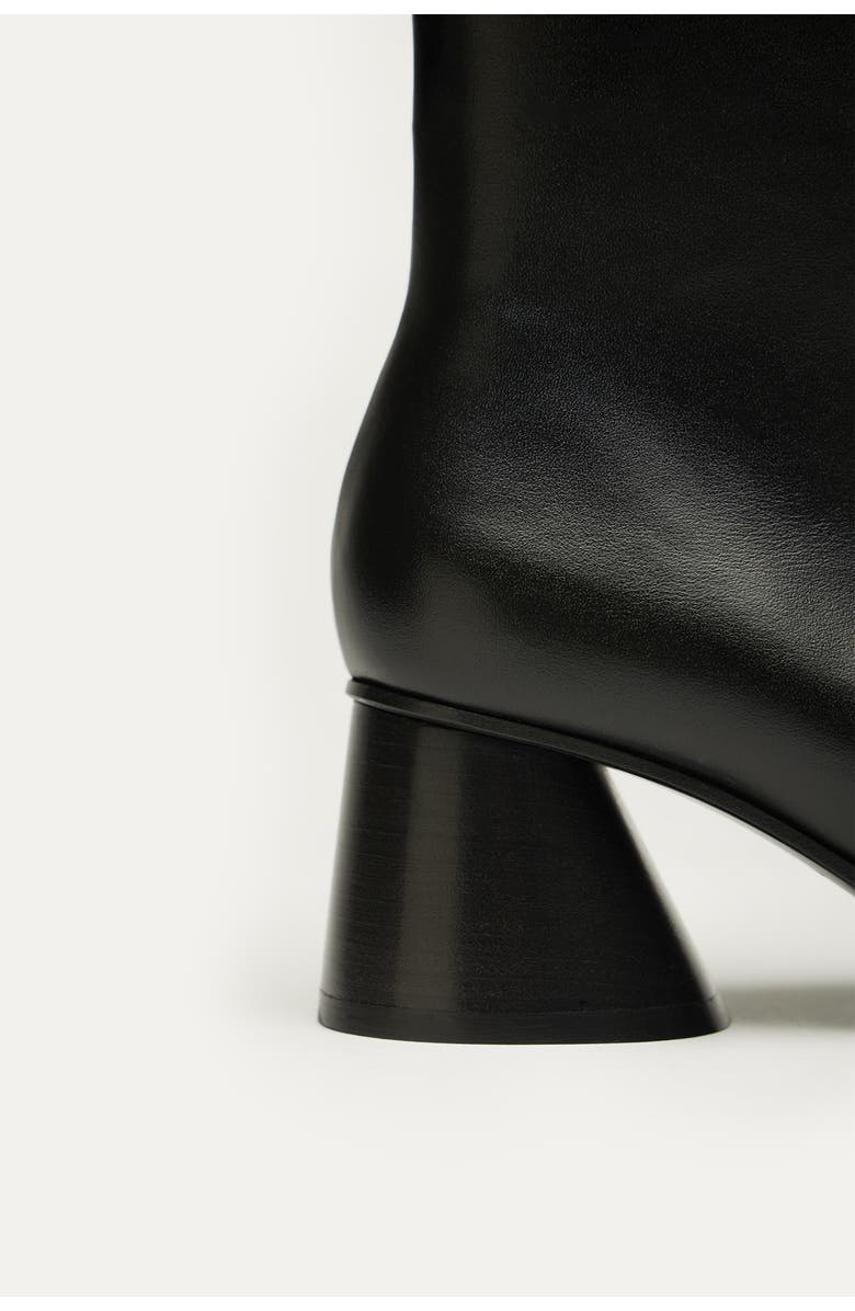 WANT Les Essentiels Holton Smooth Leather Heeled Boots, Alternate, color, Black