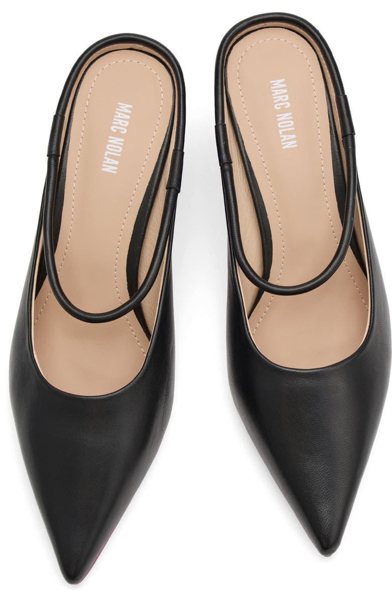 MARC NOLAN Sophia Leather Strap Pumps, Alternate, color, Black/Magenta
