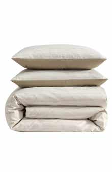 Textured Stripe Duvet Cover Set