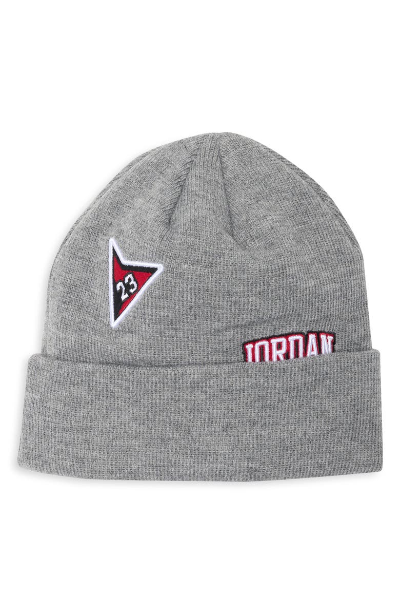 Jordan Kids' See Me Knit Beanie, Alternate, color, Carbon Heather