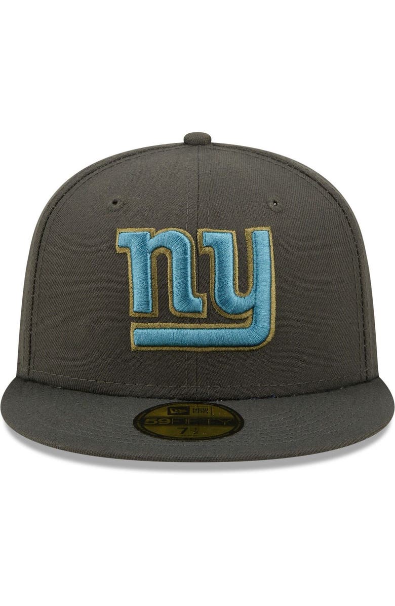 New Era Men's New Era Graphite New York Giants Multi Color Pack 59FIFTY Fitted Hat, Alternate, color, 