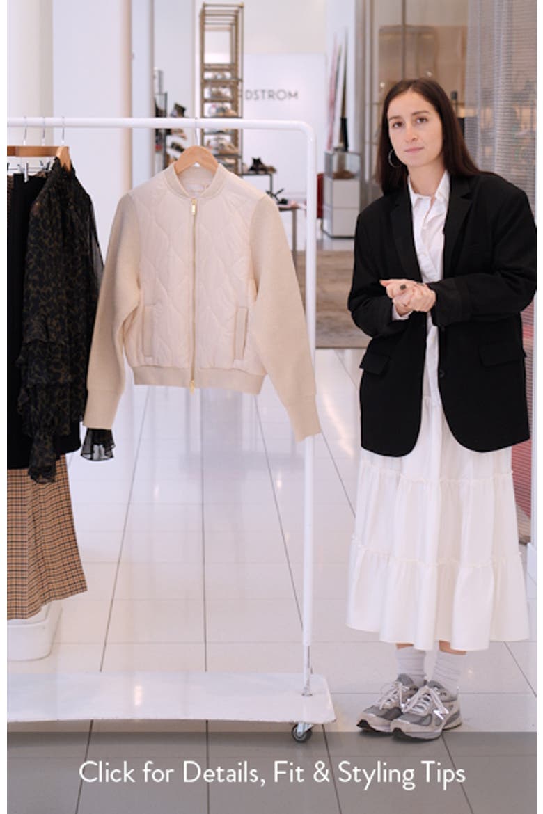 Miranda Mixed Media Quilted Jacket video