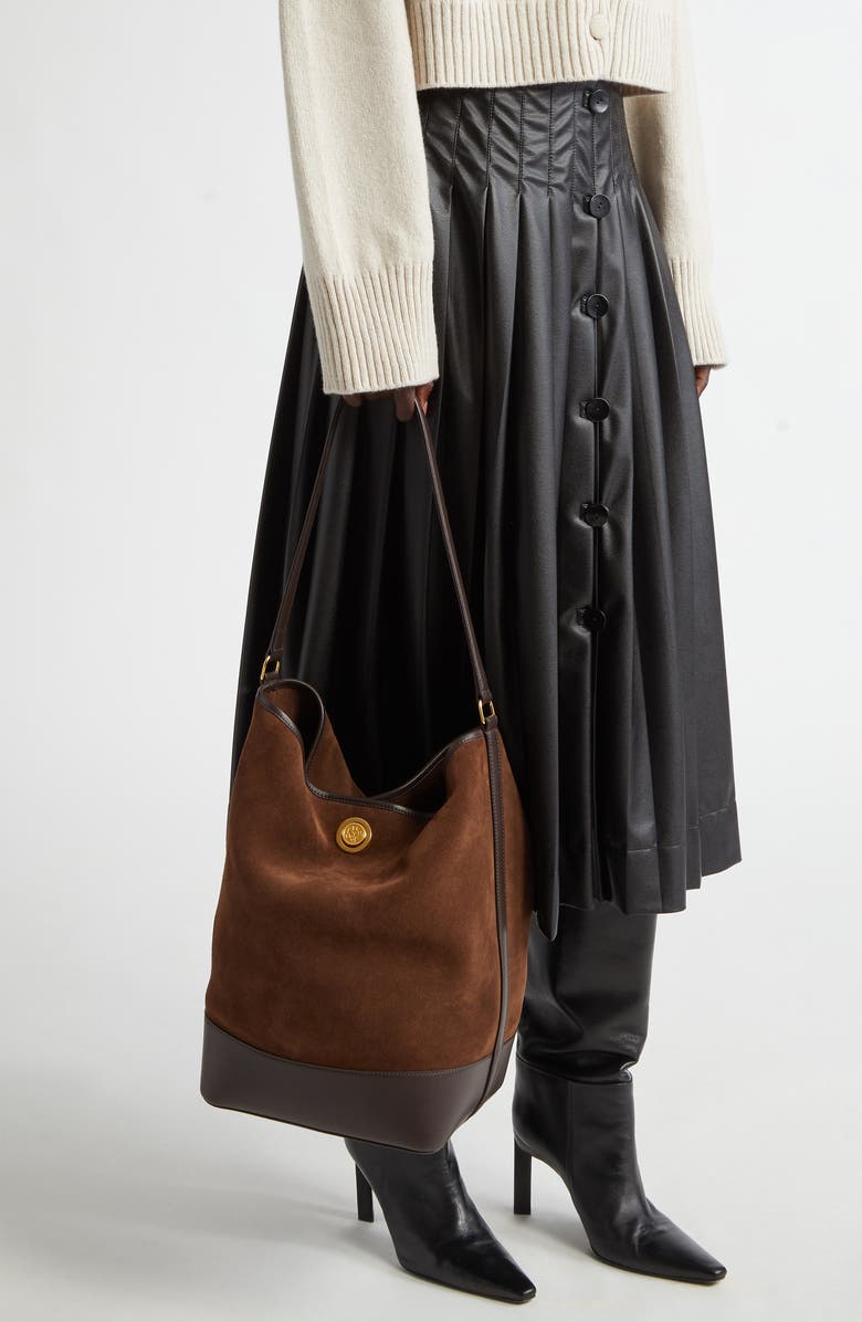 Altuzarra North/South Large Bucket Shoulder Bag, Alternate, color,