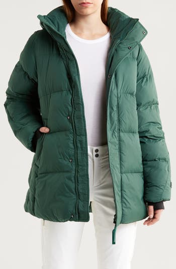 Halfdays Tabei Recycled Nylon Puffer Parka with Removable