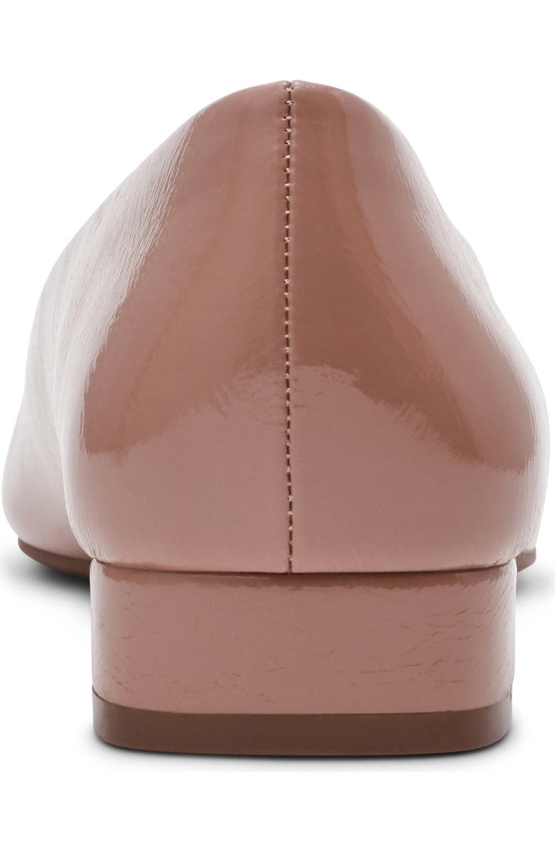 Anne Klein Cavina Pointed Toe Flat, Alternate, color, Nude Patent