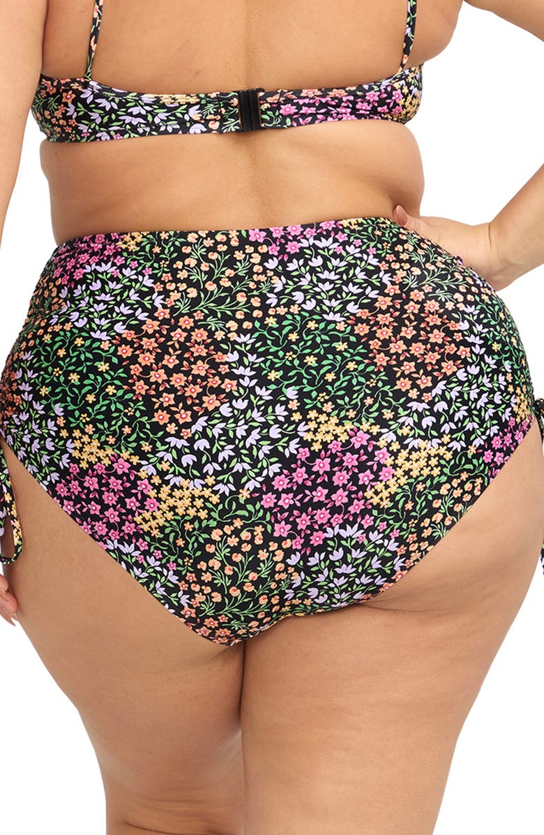 Artesands Davignon Degas Ruched Side Bikini Bottoms, Alternate, color, 