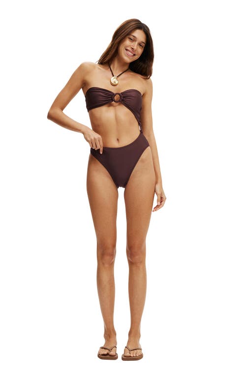 COTTON ON BODY RING BANDEAU ONE PIECE BRAZILIAN