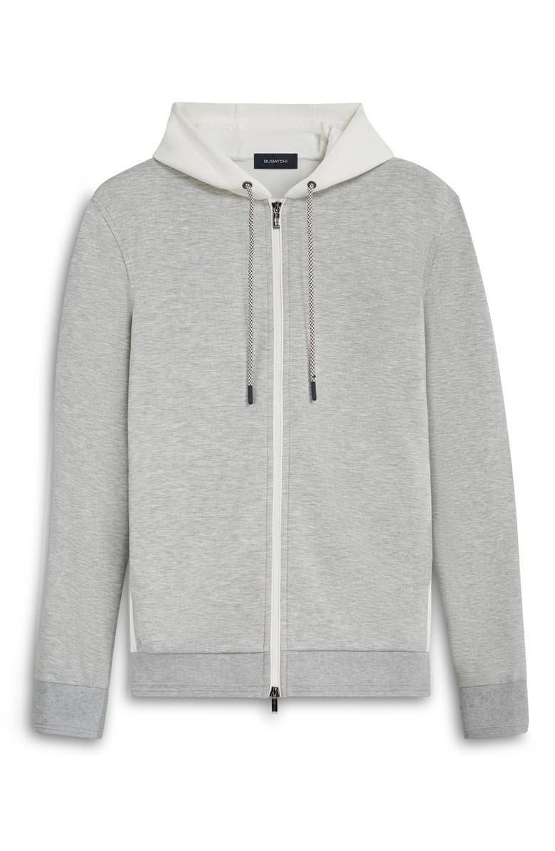 Bugatchi Full Zip Hoodie Jacket, Alternate, color,