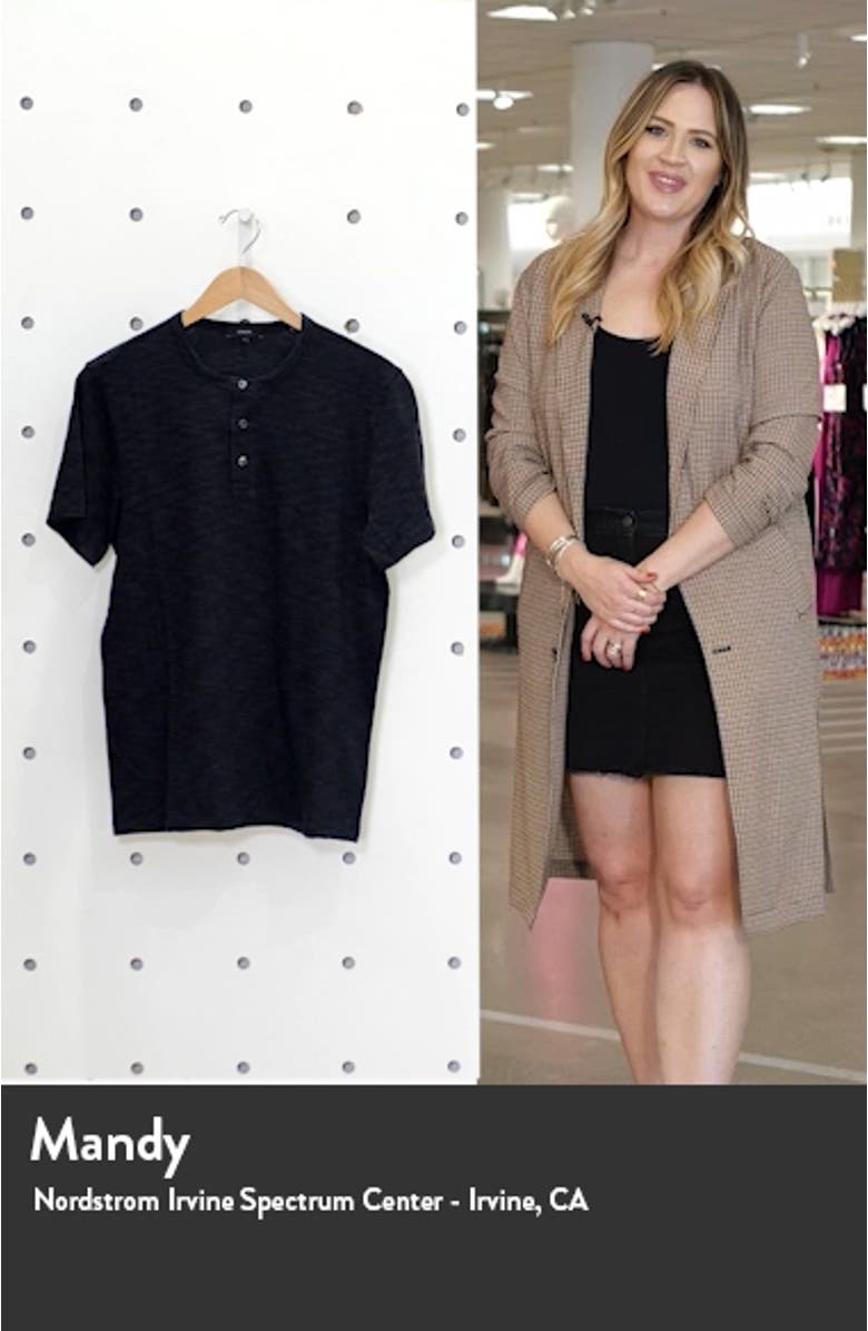 Slim Fit Short Sleeve Henley, sales video thumbnail