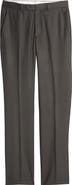Santorelli Roma Flat Front Loro Piana Wool Serge Dress Pants