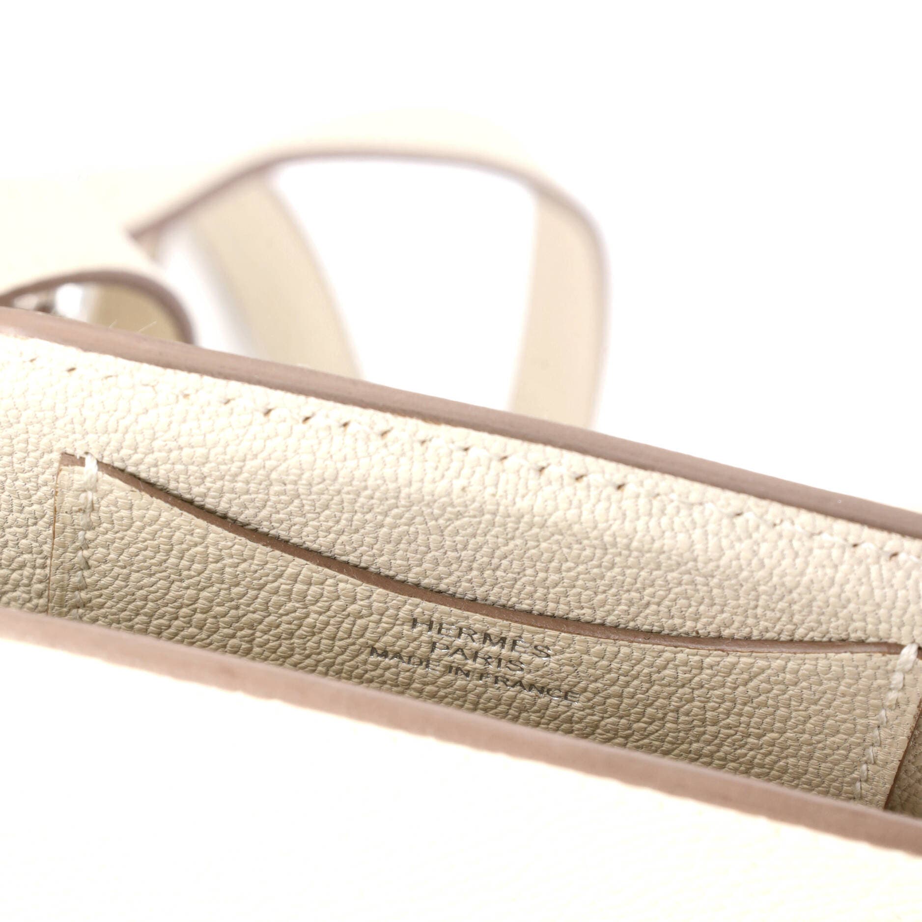 Pre-Owned Hermes Hac a Box Phone Case Epsom, Alternate, color, Craie