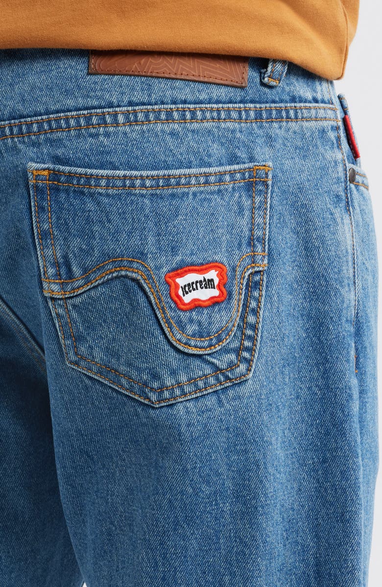 ICECREAM Cone Cotton Denim Jeans, Alternate, color, Blueberry Haze