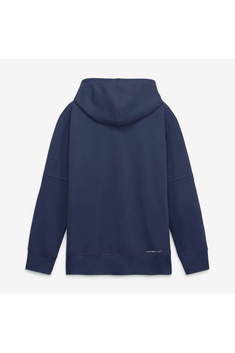 Men's Nike  Navy Japan Baseball 2026 World Baseball Classic Authentic Collection Therma-FIT Hoodie, Alternate, color, Navy