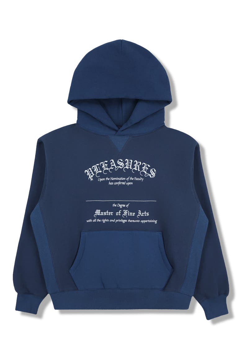 Degree Graphic Hoodie, Alternate, color, DARK NAVY