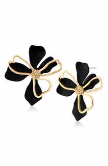 JARDIN 3D Double Flower Stud Earrings