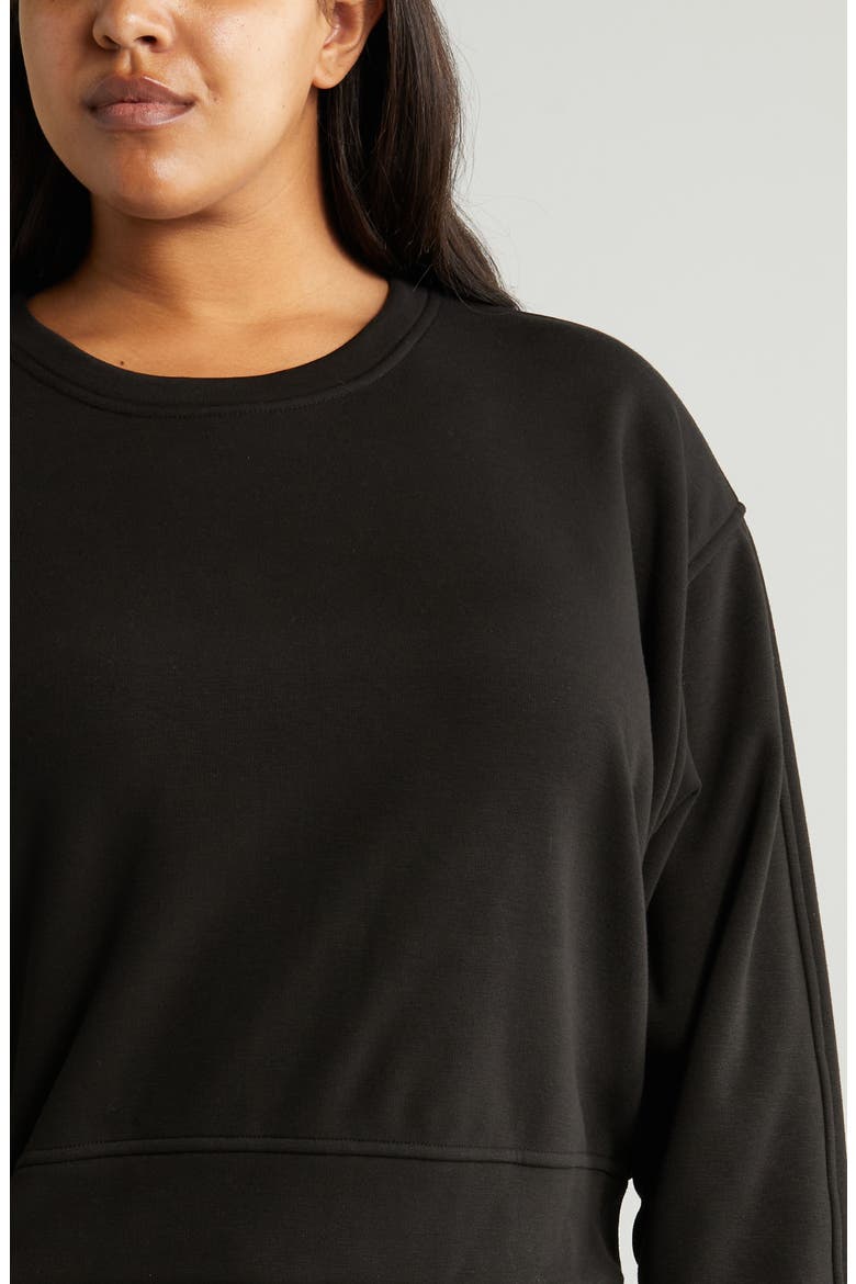 Amazing Lite Cali Crew Sweatshirt, Alternate, color, BLACK