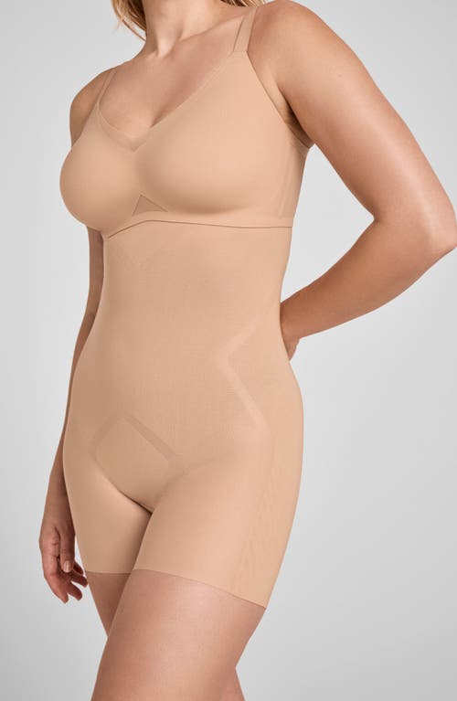 Honeylove Meshsculpt High Waist Shaper Shorts In Neutral