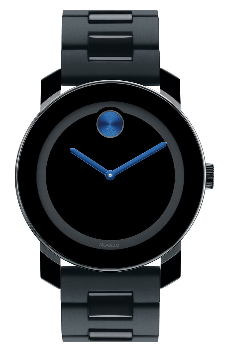 Movado 'Large Bold' Bracelet Watch, 42mm, Main, color,