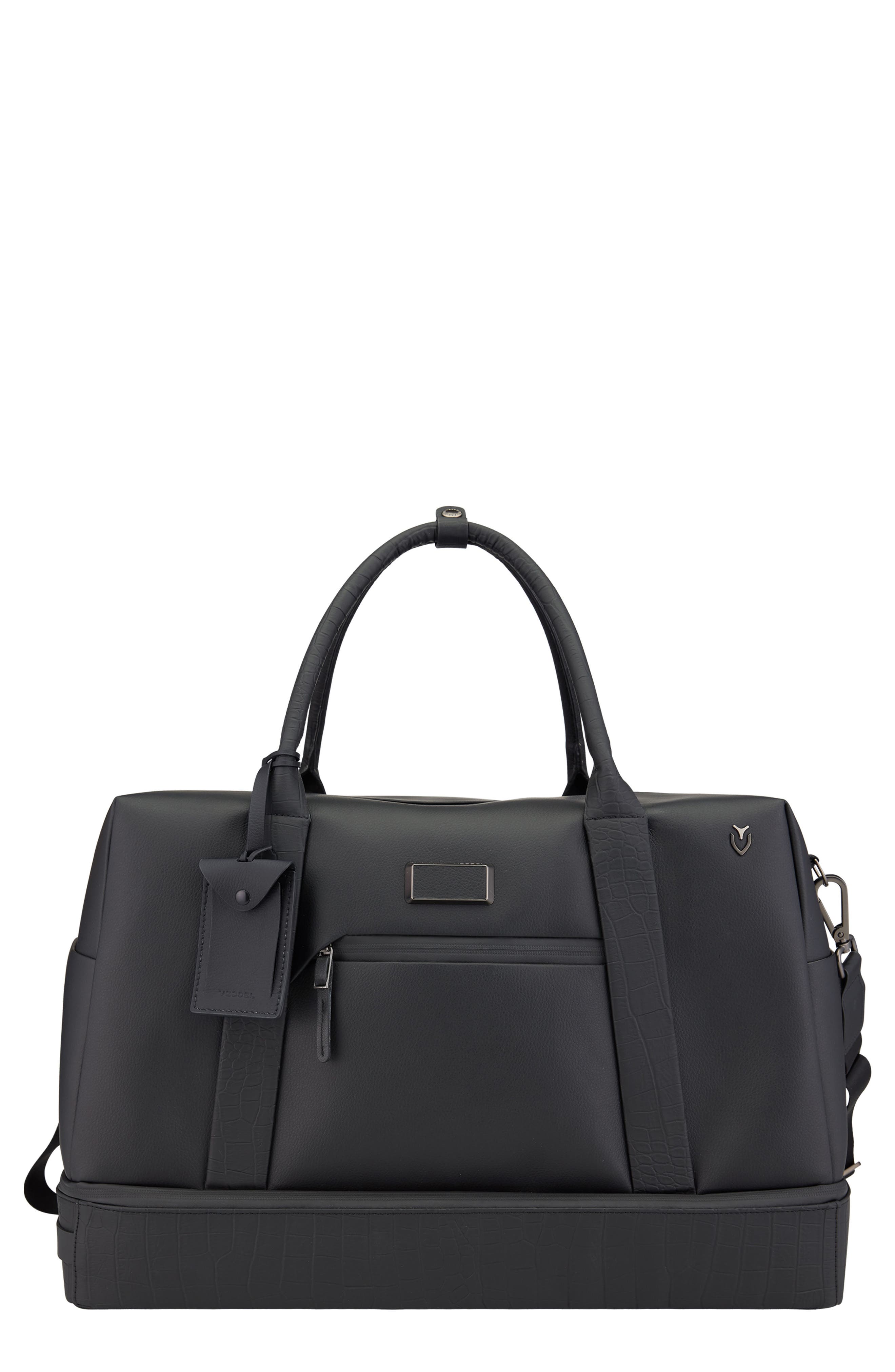 Vessel Signature 2.0 Boston Faux Leather Duffle Bag, Main, color, 