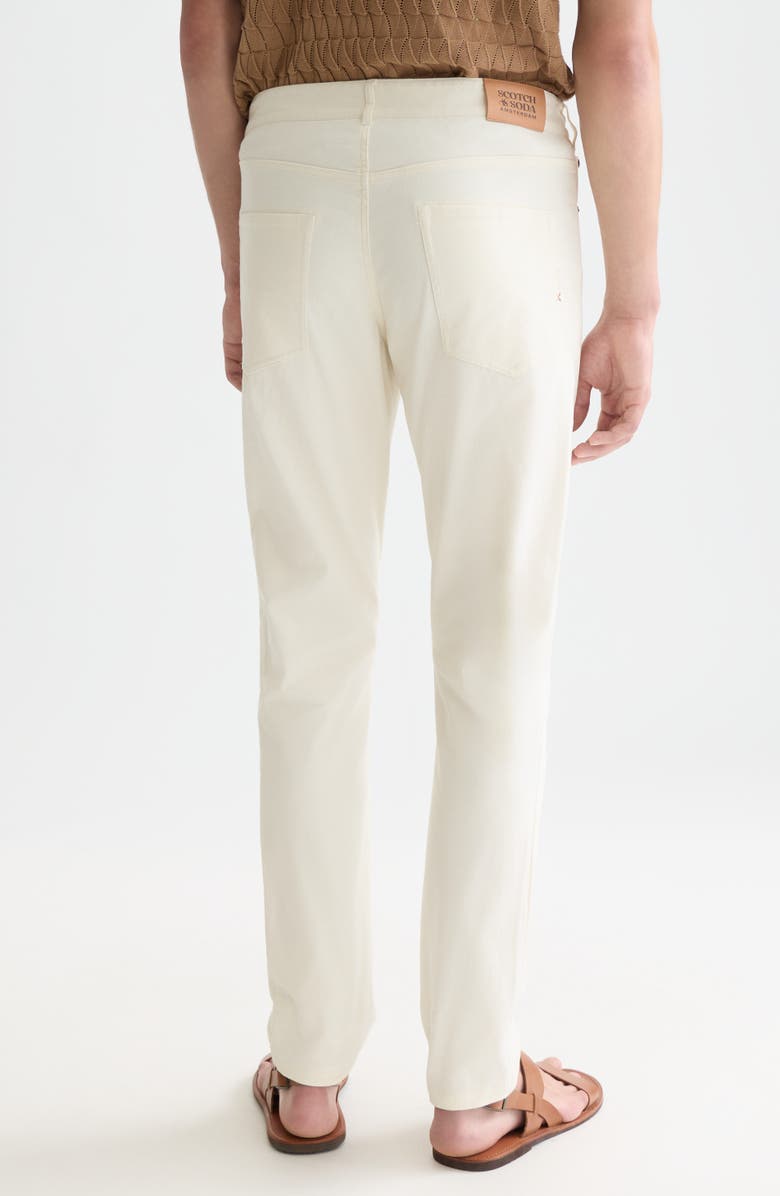 Scotch & Soda Ralston Stretch Twill Slim Fit Pants, Alternate, color, Eggnog