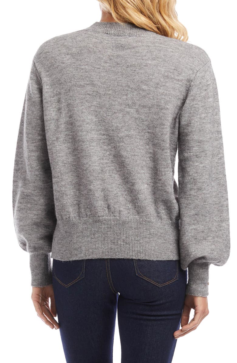 Karen Kane Blouson Sleeve Sweater, Alternate, color,