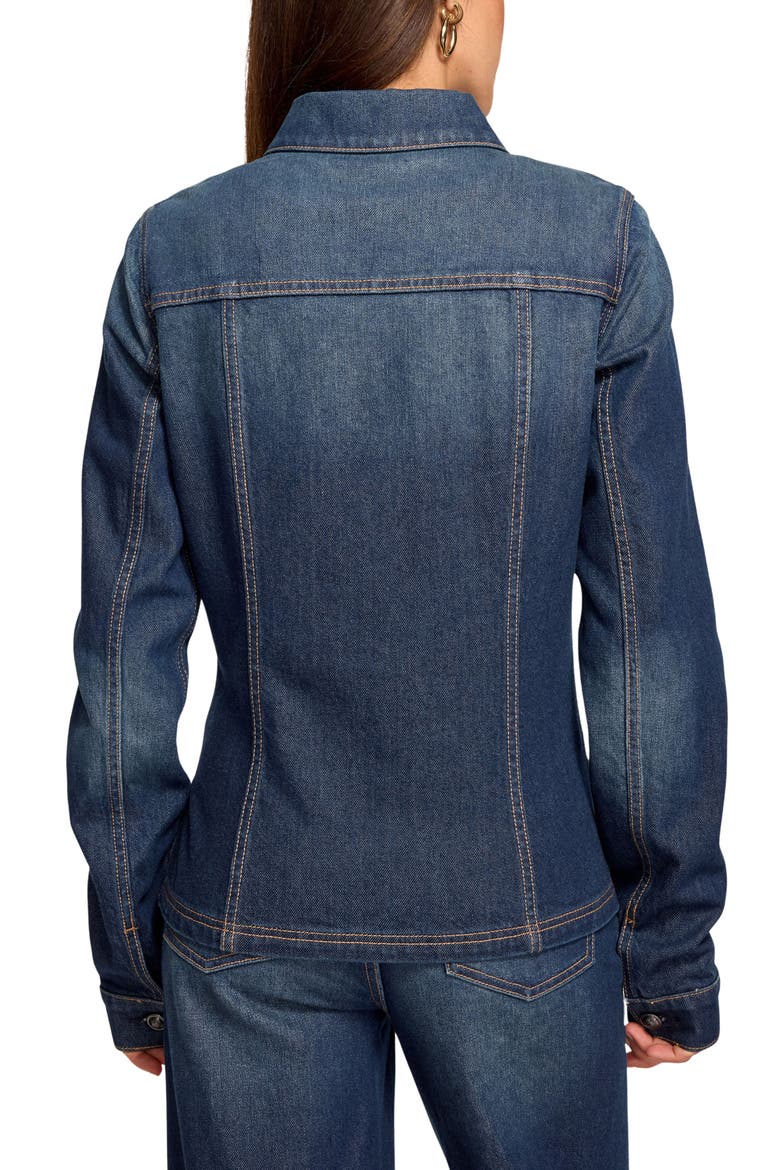 Dani Denim Jacket, Alternate, color, DARK FADE