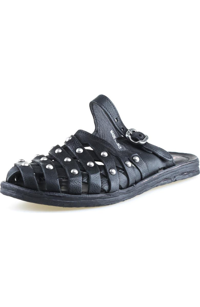 A.S.98 Ryatt Slide Sandal, Main, color, Black