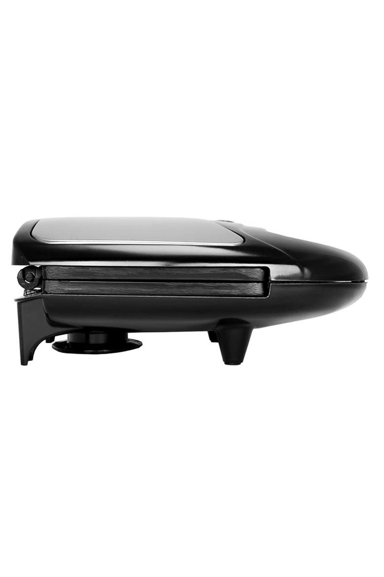 Non Stick Dual Sandwich Maker in Black and Silver, Alternate, color, Black