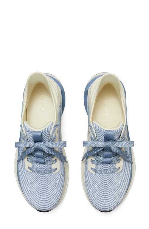 Tory Burch Good Luck Trainer Sneaker In Blue