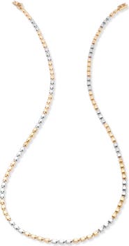 eddieBorgo Cadence Two-Tone Link Necklace