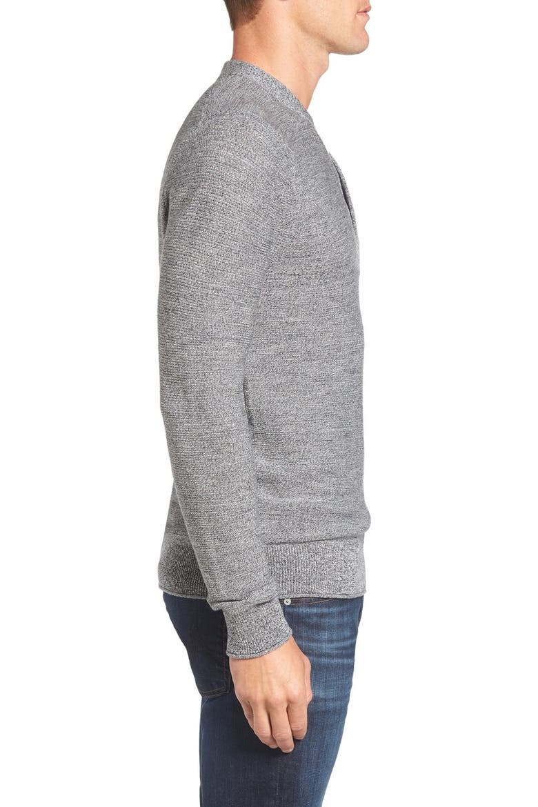Merino Wool Knit Henley, Alternate, color, GREY JASPER