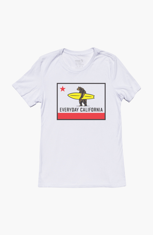 Everyday California La Hermosa Tee Shirt In White