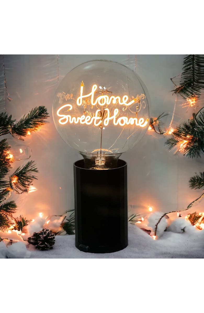 MITB Home Sweet Home Portable Table Lamp, Alternate, color, Gold