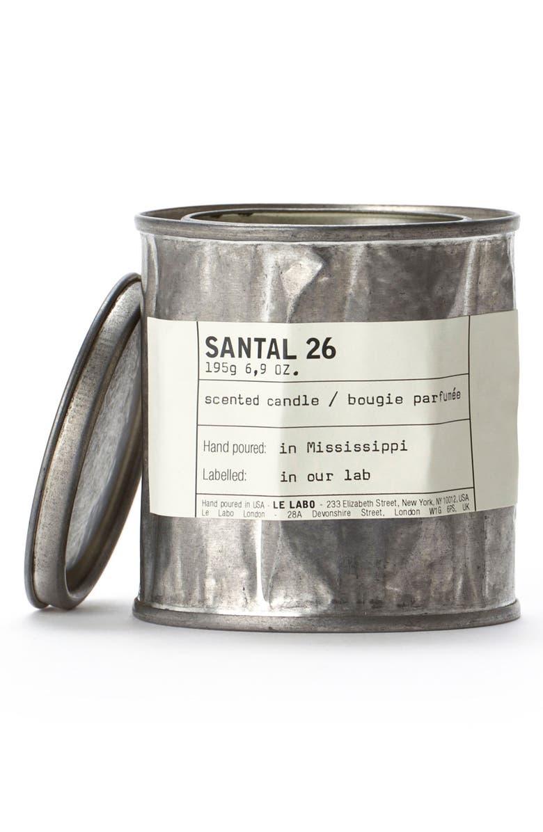 Le Labo 'Santal 26' Vintage Tin Candle, Main, color, 