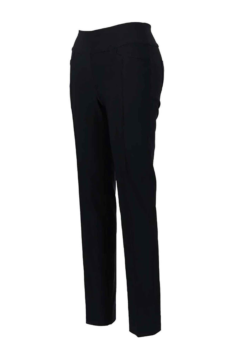Full Length Slimmer Womens Golf Pants, Alternate, color, Black