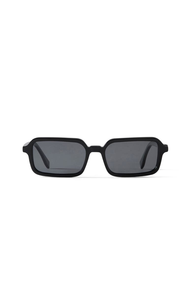 French Kiwis Eyewear Lou Sunglasses, Main, color, Black