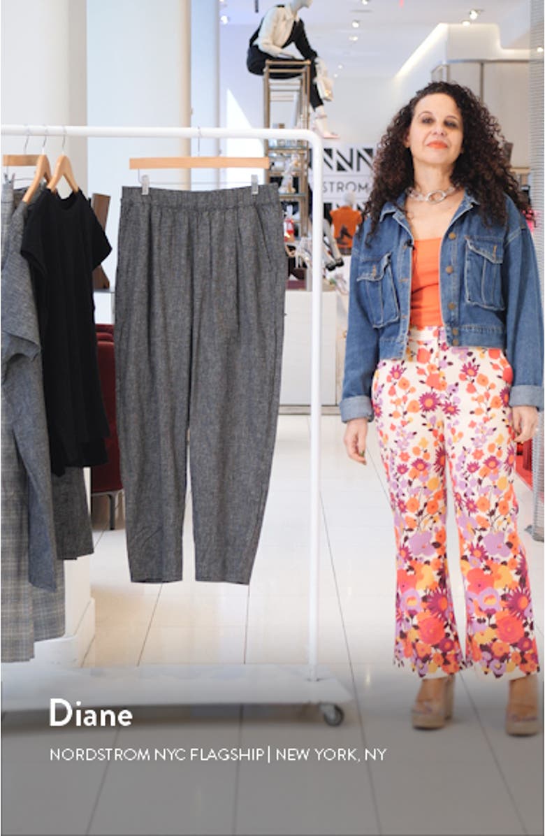 Hemp & Organic Cotton Tapered Ankle Pants, sales video thumbnail