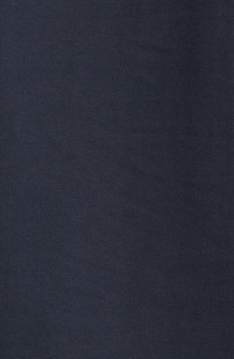 Moncler Long Sleeve Mixed Media T-Shirt, Alternate, color, Eclipse