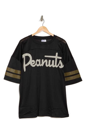The Forecast Agency X Peanuts Jersey T-shirt In Black