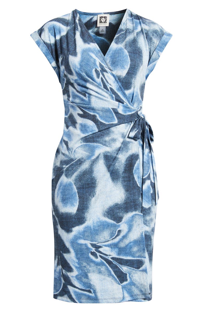 Anne Klein Floral Wrap Dress, Alternate, color,