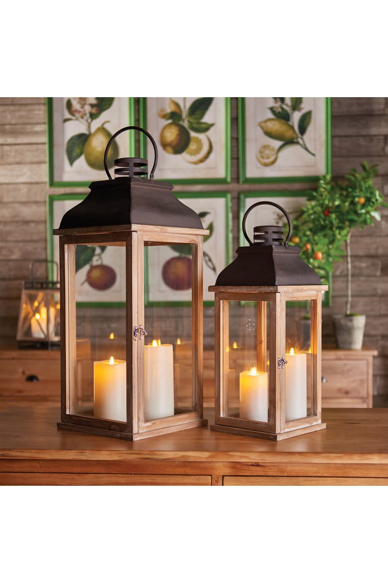 Carmel Lanterns Set of 2, Alternate, color, Beige