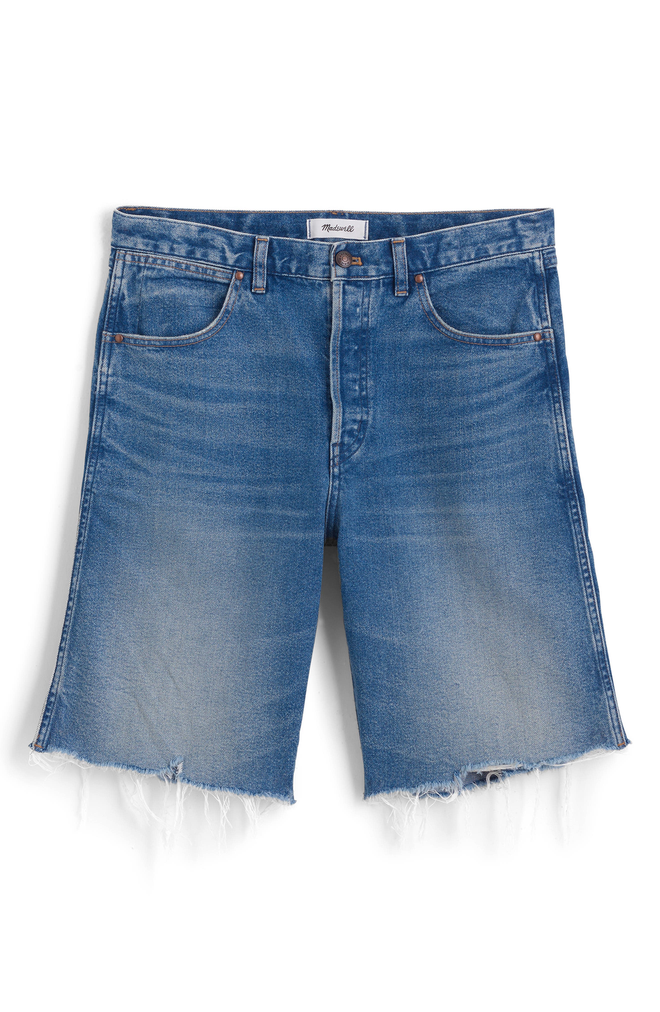 The Essex Long Baggy Denim Shorts (Women) | Nordstrom